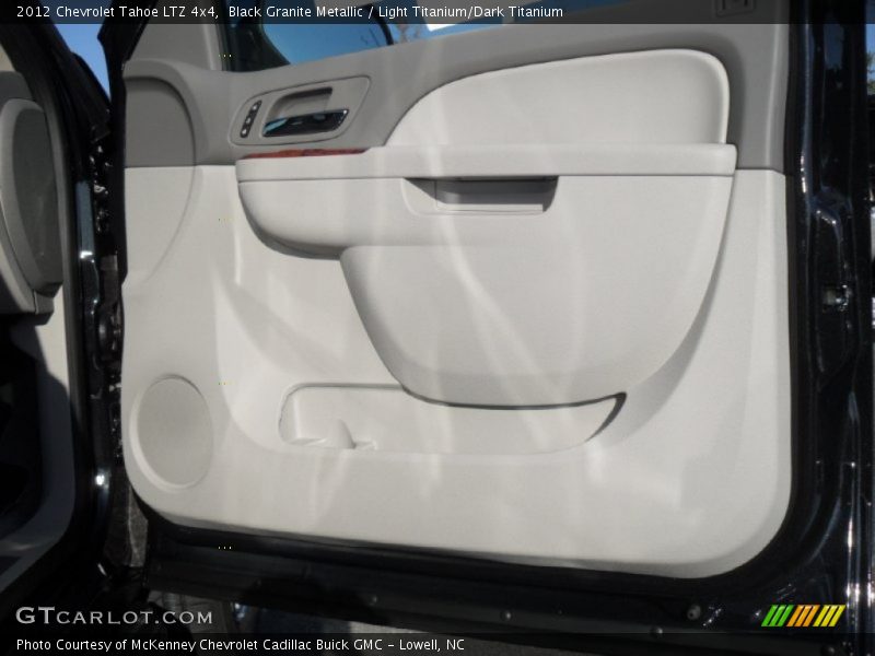 Black Granite Metallic / Light Titanium/Dark Titanium 2012 Chevrolet Tahoe LTZ 4x4