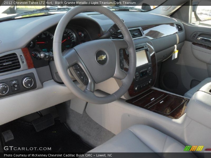 Black Granite Metallic / Light Titanium/Dark Titanium 2012 Chevrolet Tahoe LTZ 4x4