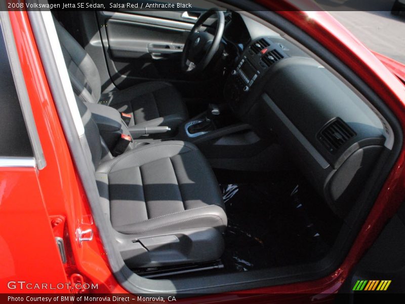 Salsa Red / Anthracite Black 2008 Volkswagen Jetta SE Sedan