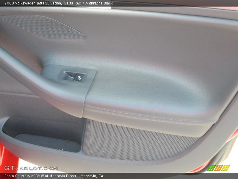Salsa Red / Anthracite Black 2008 Volkswagen Jetta SE Sedan