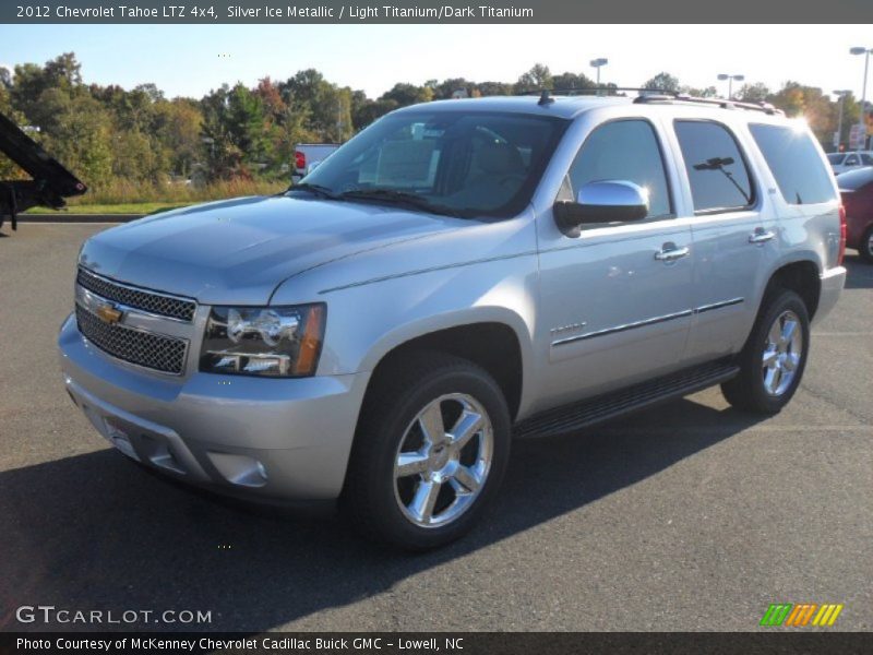 Silver Ice Metallic / Light Titanium/Dark Titanium 2012 Chevrolet Tahoe LTZ 4x4