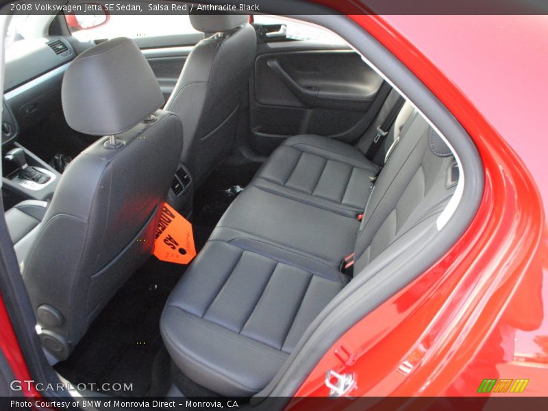 Salsa Red / Anthracite Black 2008 Volkswagen Jetta SE Sedan