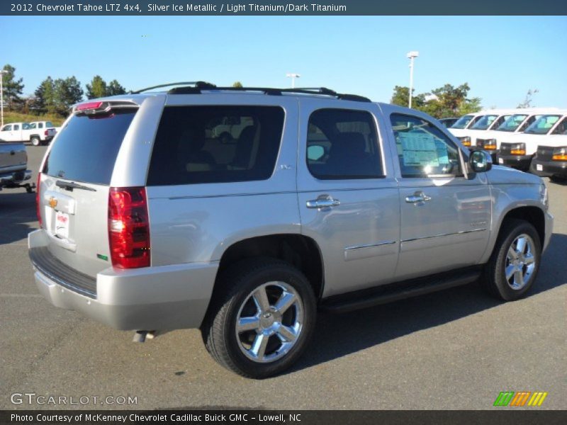 Silver Ice Metallic / Light Titanium/Dark Titanium 2012 Chevrolet Tahoe LTZ 4x4