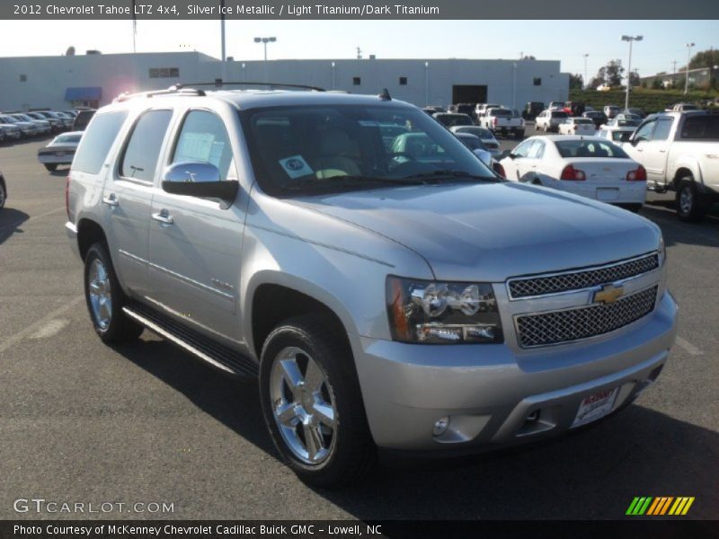 Silver Ice Metallic / Light Titanium/Dark Titanium 2012 Chevrolet Tahoe LTZ 4x4