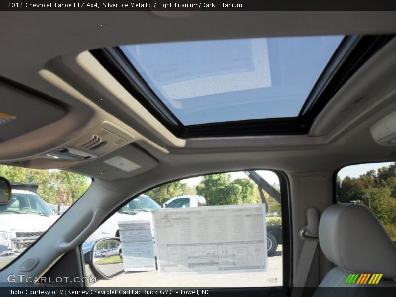 Silver Ice Metallic / Light Titanium/Dark Titanium 2012 Chevrolet Tahoe LTZ 4x4