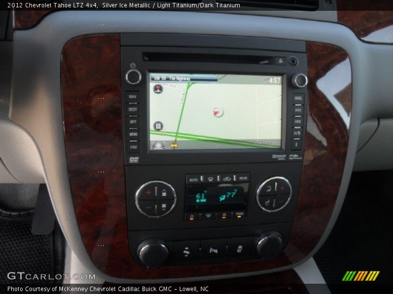 Silver Ice Metallic / Light Titanium/Dark Titanium 2012 Chevrolet Tahoe LTZ 4x4