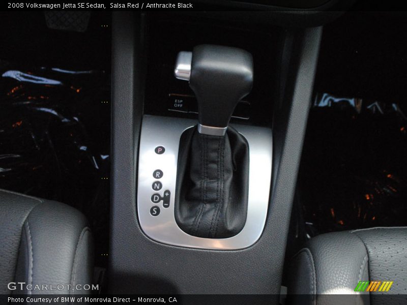 Salsa Red / Anthracite Black 2008 Volkswagen Jetta SE Sedan