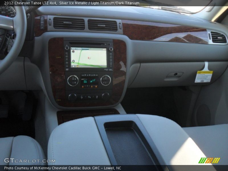 Silver Ice Metallic / Light Titanium/Dark Titanium 2012 Chevrolet Tahoe LTZ 4x4
