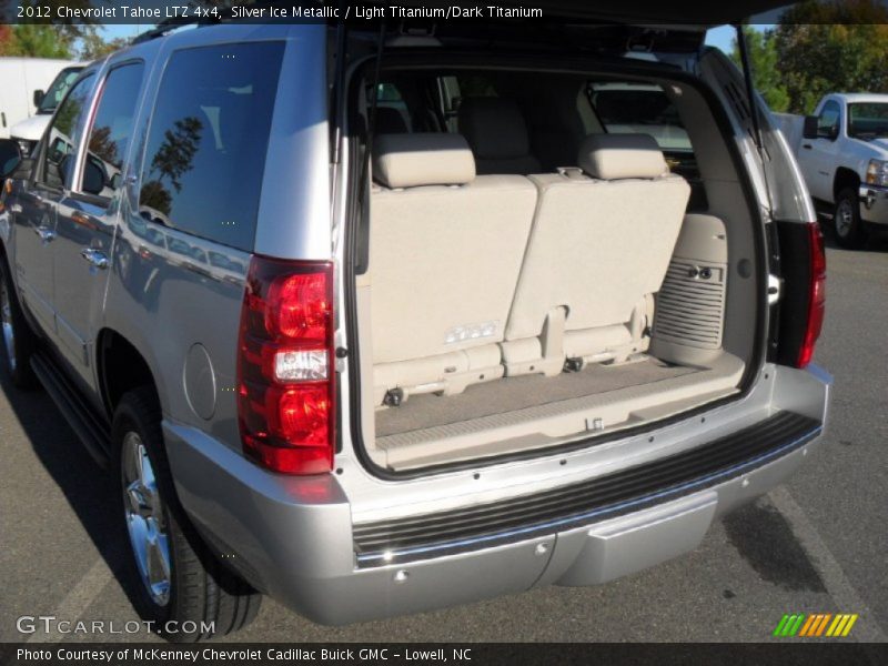 Silver Ice Metallic / Light Titanium/Dark Titanium 2012 Chevrolet Tahoe LTZ 4x4