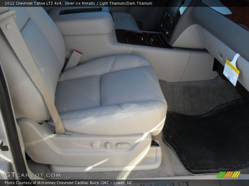 Silver Ice Metallic / Light Titanium/Dark Titanium 2012 Chevrolet Tahoe LTZ 4x4