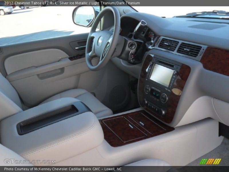 Silver Ice Metallic / Light Titanium/Dark Titanium 2012 Chevrolet Tahoe LTZ 4x4