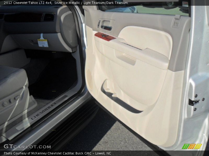Silver Ice Metallic / Light Titanium/Dark Titanium 2012 Chevrolet Tahoe LTZ 4x4