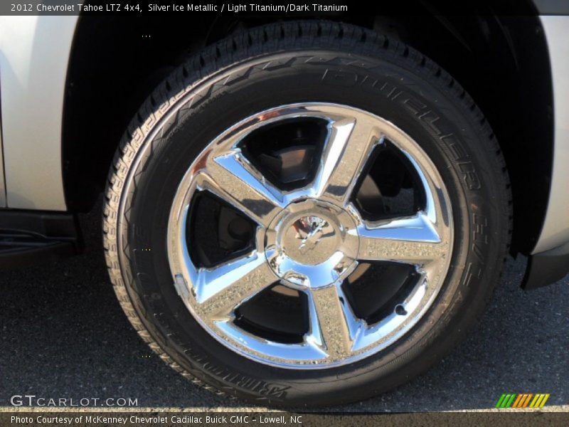 Silver Ice Metallic / Light Titanium/Dark Titanium 2012 Chevrolet Tahoe LTZ 4x4
