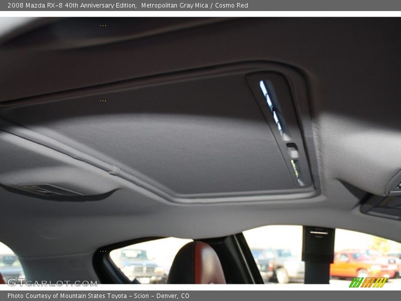 Metropolitan Gray Mica / Cosmo Red 2008 Mazda RX-8 40th Anniversary Edition