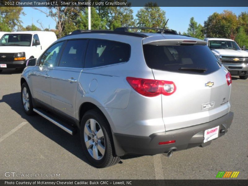 Silver Ice Metallic / Light Gray/Ebony 2012 Chevrolet Traverse LTZ