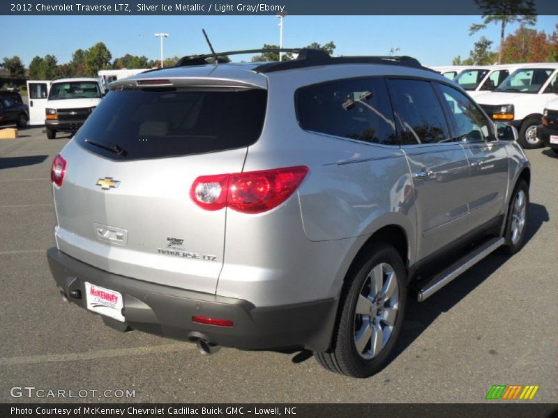 Silver Ice Metallic / Light Gray/Ebony 2012 Chevrolet Traverse LTZ