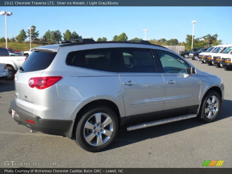 Silver Ice Metallic / Light Gray/Ebony 2012 Chevrolet Traverse LTZ