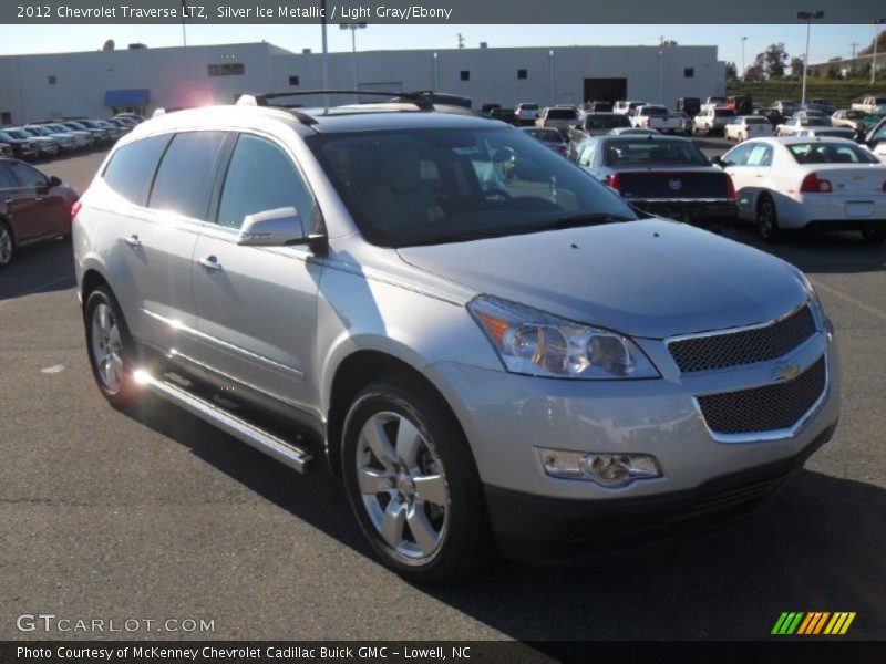 Silver Ice Metallic / Light Gray/Ebony 2012 Chevrolet Traverse LTZ