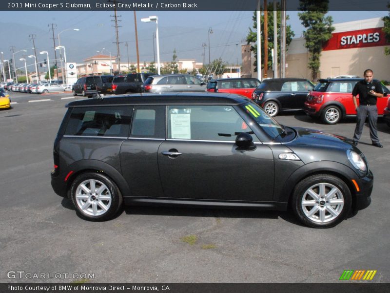 Eclipse Gray Metallic / Carbon Black 2011 Mini Cooper S Clubman