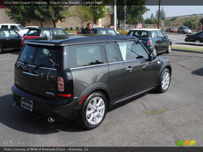Eclipse Gray Metallic / Carbon Black 2011 Mini Cooper S Clubman