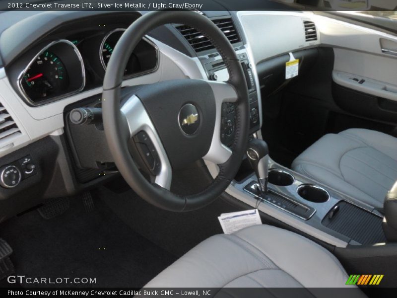 Light Gray/Ebony Interior - 2012 Traverse LTZ 
