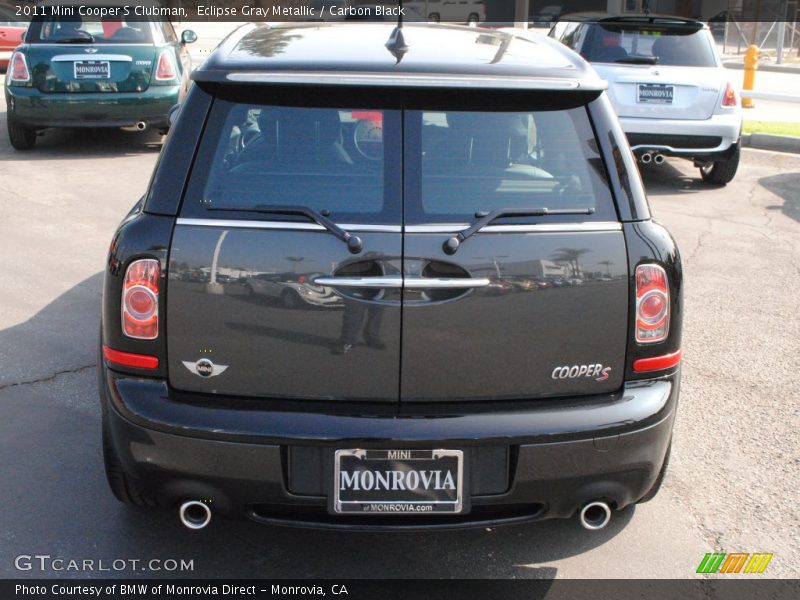 Eclipse Gray Metallic / Carbon Black 2011 Mini Cooper S Clubman