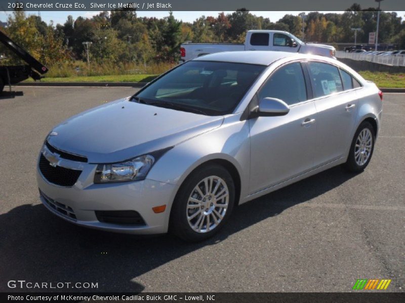 Silver Ice Metallic / Jet Black 2012 Chevrolet Cruze Eco