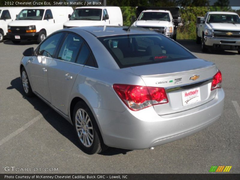 Silver Ice Metallic / Jet Black 2012 Chevrolet Cruze Eco