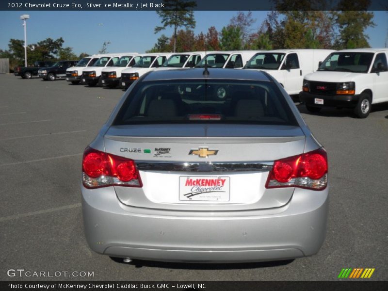 Silver Ice Metallic / Jet Black 2012 Chevrolet Cruze Eco