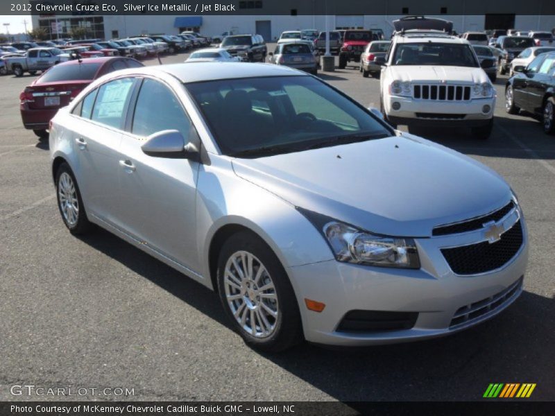 Silver Ice Metallic / Jet Black 2012 Chevrolet Cruze Eco