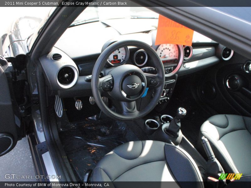 Eclipse Gray Metallic / Carbon Black 2011 Mini Cooper S Clubman