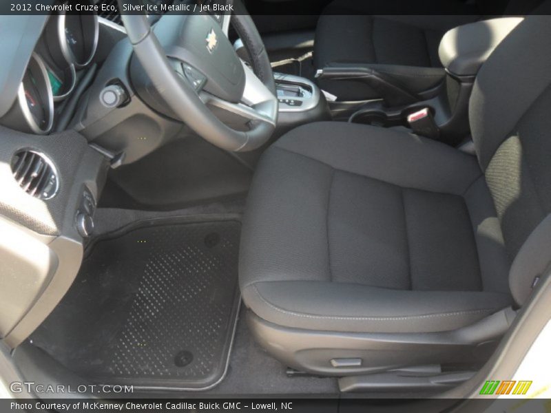 Silver Ice Metallic / Jet Black 2012 Chevrolet Cruze Eco