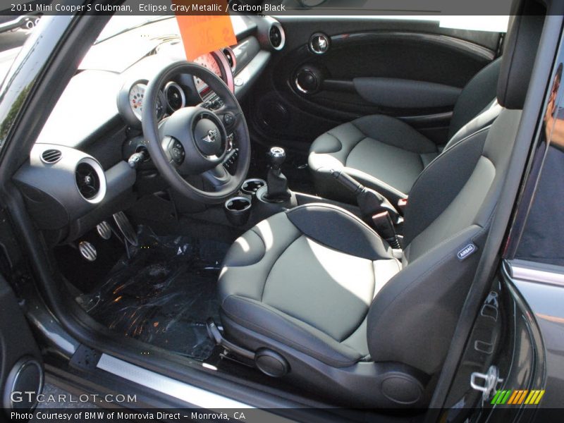 Eclipse Gray Metallic / Carbon Black 2011 Mini Cooper S Clubman