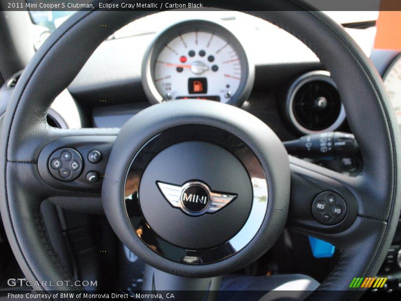 Eclipse Gray Metallic / Carbon Black 2011 Mini Cooper S Clubman