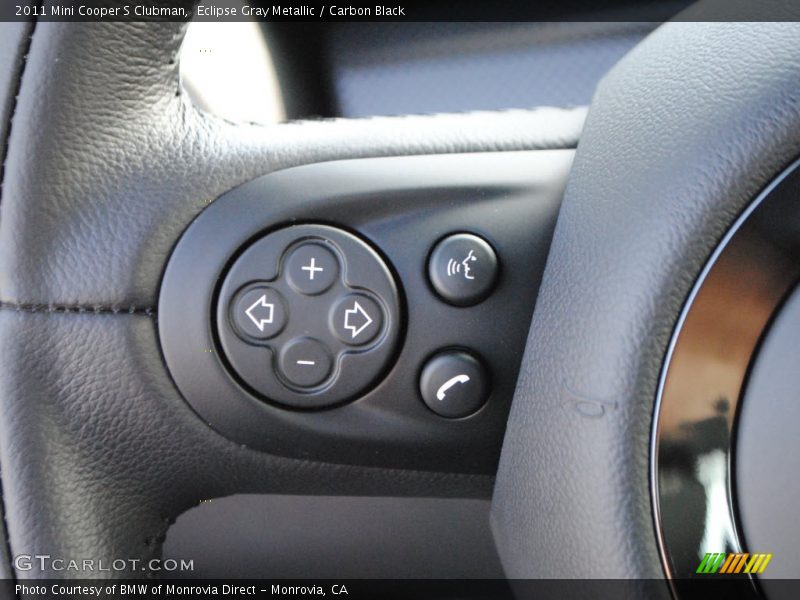 Eclipse Gray Metallic / Carbon Black 2011 Mini Cooper S Clubman