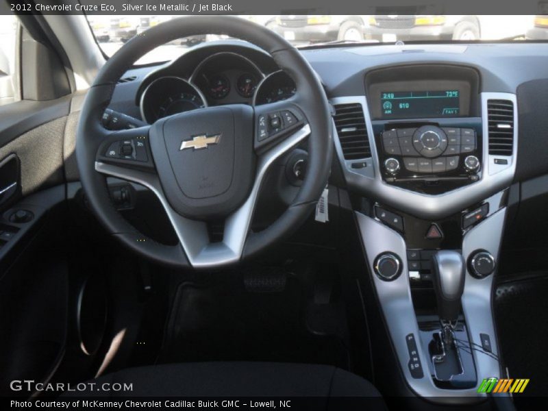 Silver Ice Metallic / Jet Black 2012 Chevrolet Cruze Eco