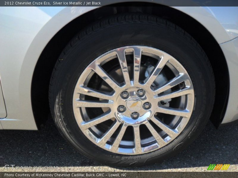 Silver Ice Metallic / Jet Black 2012 Chevrolet Cruze Eco