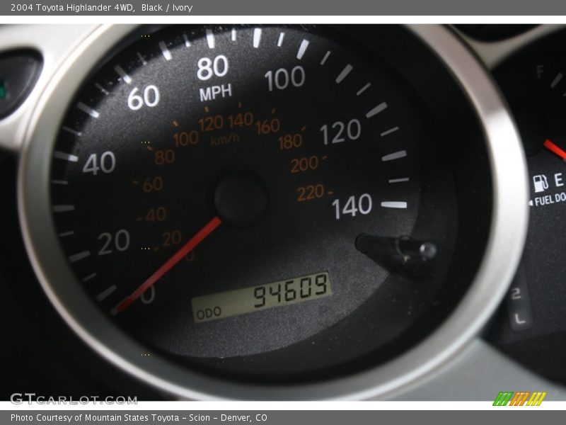 Black / Ivory 2004 Toyota Highlander 4WD