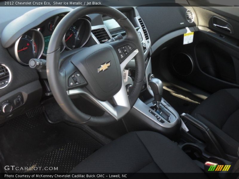 Silver Ice Metallic / Jet Black 2012 Chevrolet Cruze Eco