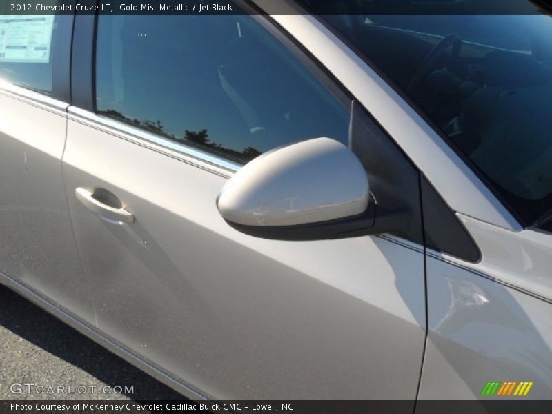 Gold Mist Metallic / Jet Black 2012 Chevrolet Cruze LT