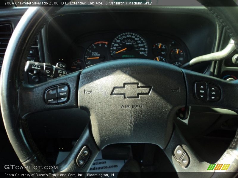 Silver Birch / Medium Gray 2004 Chevrolet Silverado 2500HD LS Extended Cab 4x4