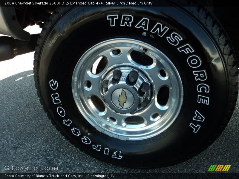 Silver Birch / Medium Gray 2004 Chevrolet Silverado 2500HD LS Extended Cab 4x4