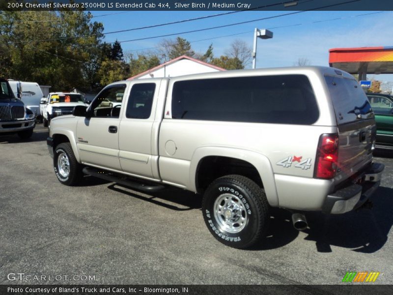 Silver Birch / Medium Gray 2004 Chevrolet Silverado 2500HD LS Extended Cab 4x4