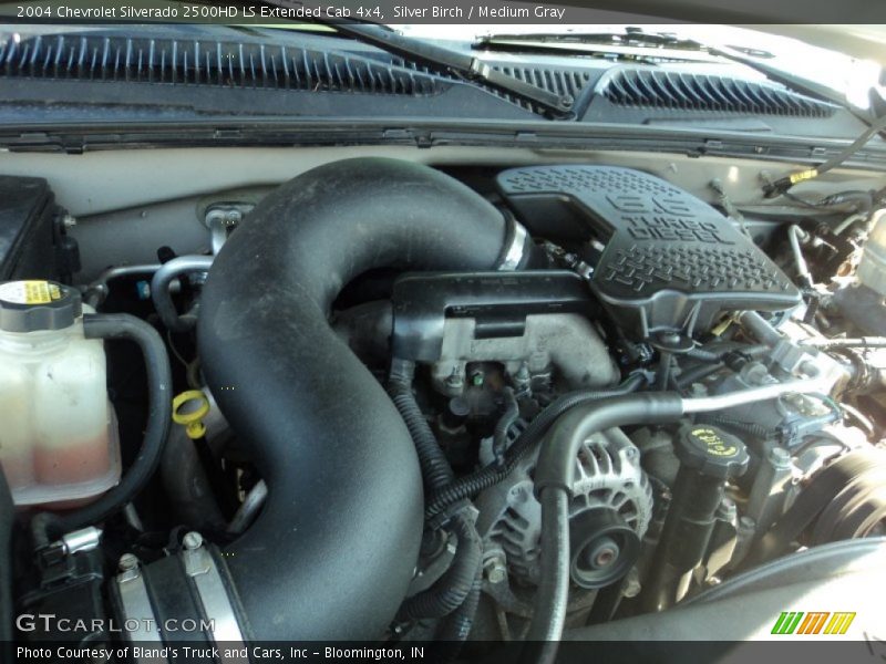 Silver Birch / Medium Gray 2004 Chevrolet Silverado 2500HD LS Extended Cab 4x4
