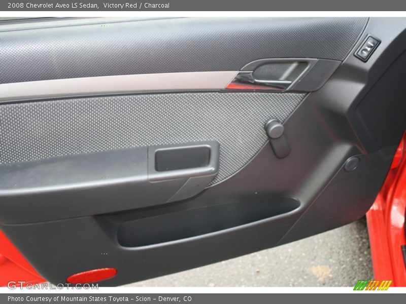 Victory Red / Charcoal 2008 Chevrolet Aveo LS Sedan