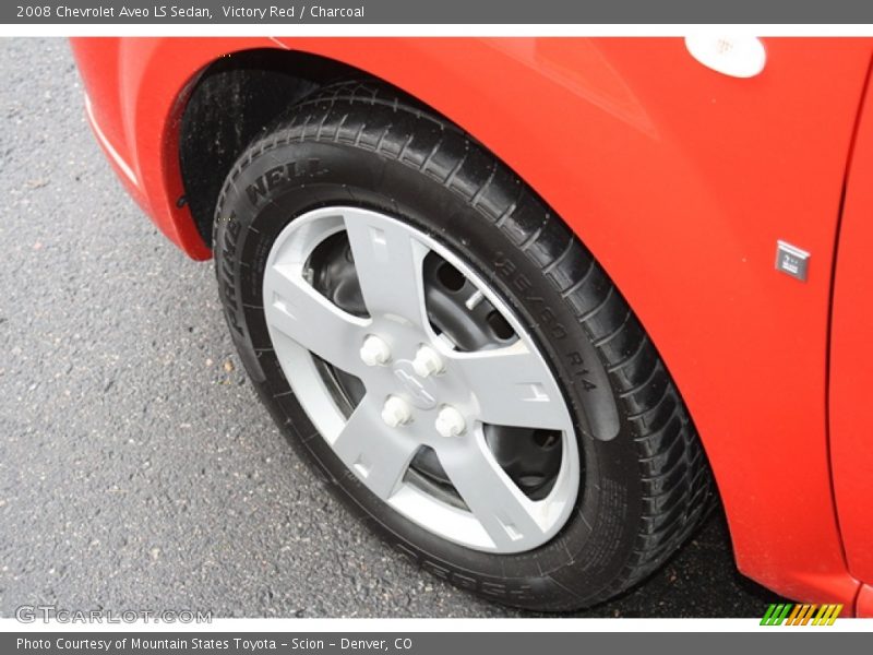 Victory Red / Charcoal 2008 Chevrolet Aveo LS Sedan