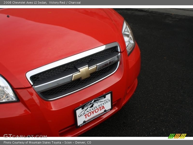 Victory Red / Charcoal 2008 Chevrolet Aveo LS Sedan