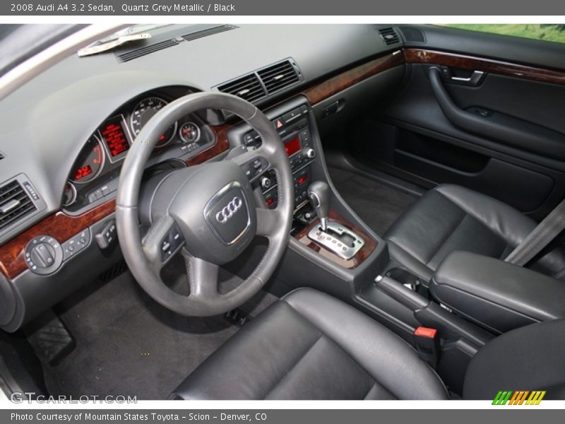 Black Interior - 2008 A4 3.2 Sedan 