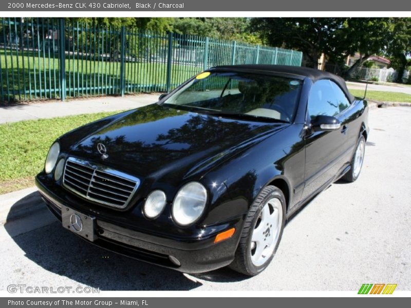 Black / Charcoal 2000 Mercedes-Benz CLK 430 Cabriolet