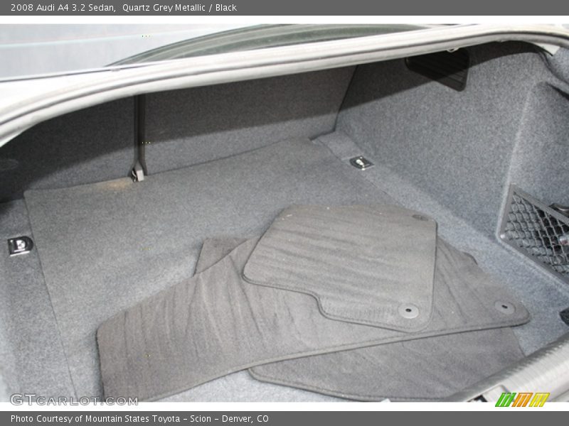 Quartz Grey Metallic / Black 2008 Audi A4 3.2 Sedan